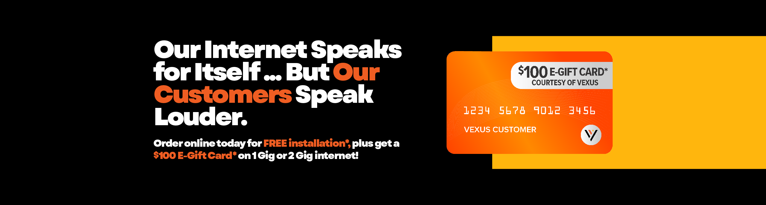Vexus Fiber Customer Quotes Vexus fiber internet sale