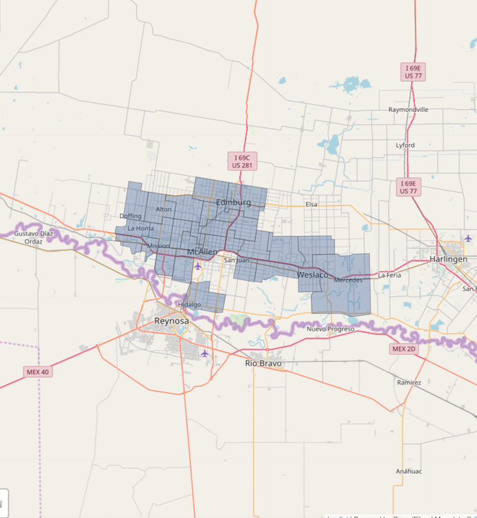 Weslaco-map Weslaco-map